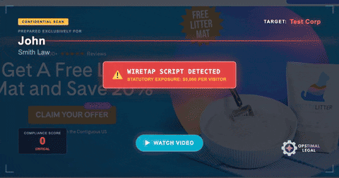 Risk signal detected - Report preview