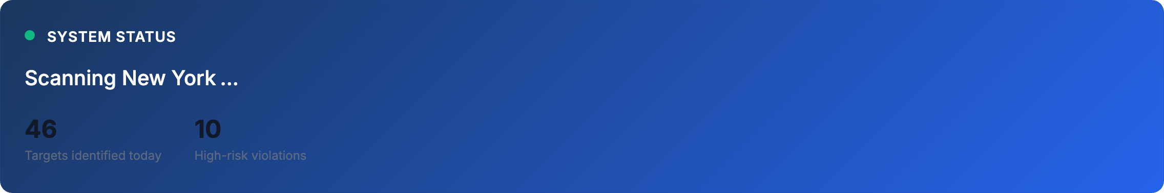 Risk Scanning - Detect exposure signals